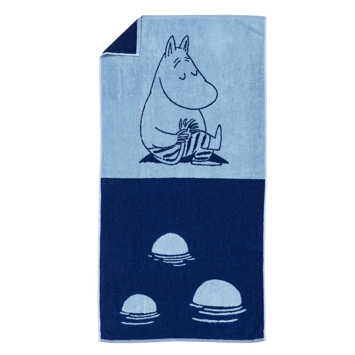 Moomin Handklæði Moomintroll navy