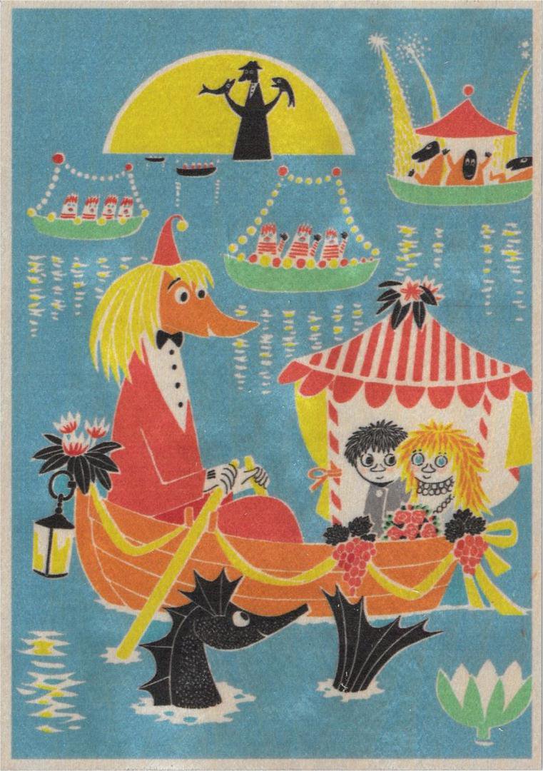 Image of Moomin viðar mynd, brúðkaup