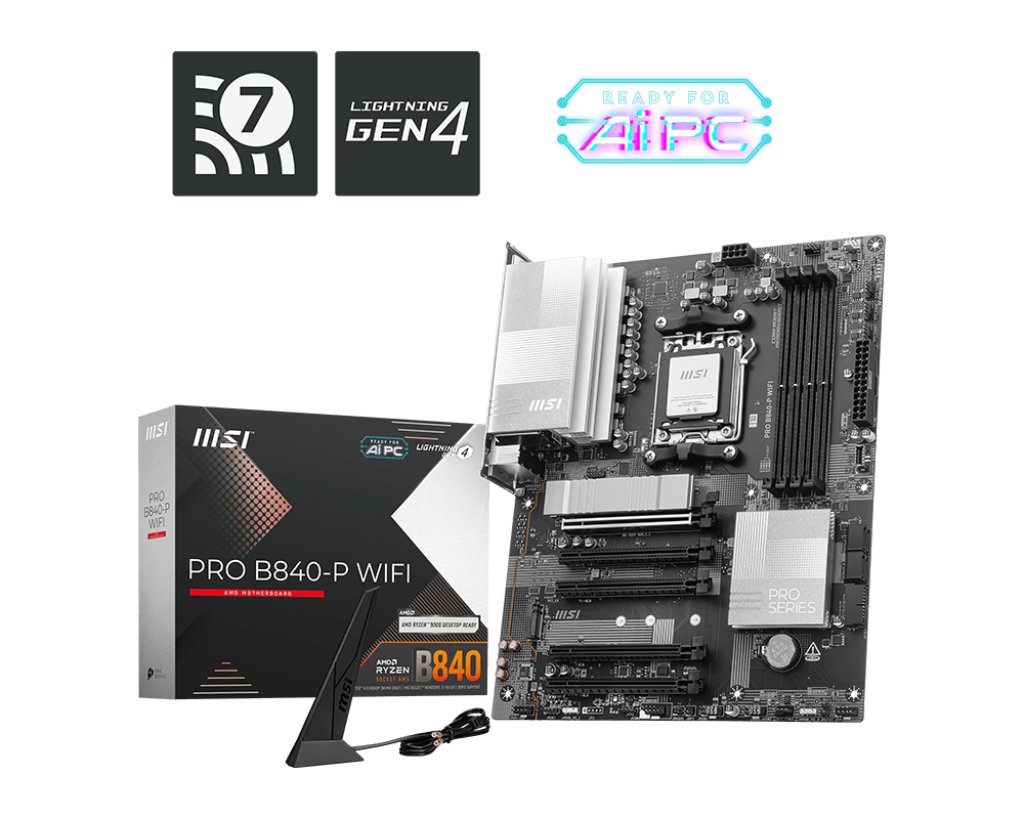 Image of MSI Pro B840-P WIFI AM5 ATX