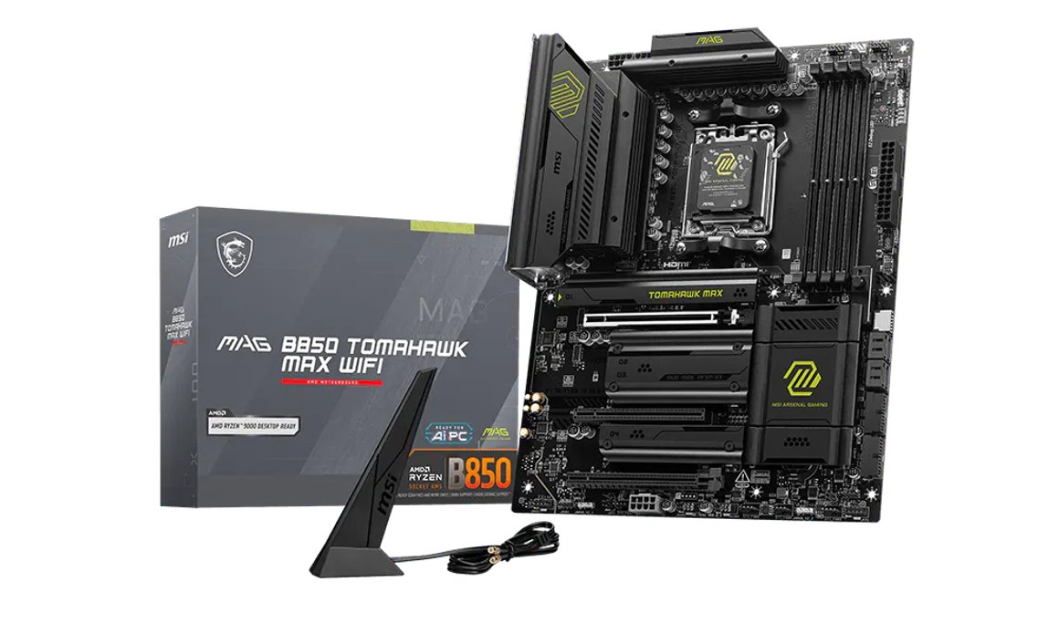 Image of MSI MAG B850 Tomahawk Max WiFi AM5 ATX