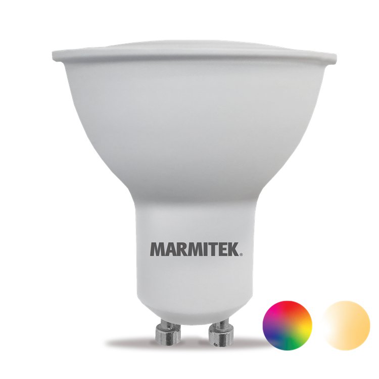 Marmitek Smart Wifi Led Pera hvít/liturGU10 380lum 4,5W=35W