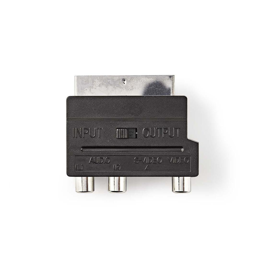 Nedis Scart Inn/út m.3RCA+S-Vhs