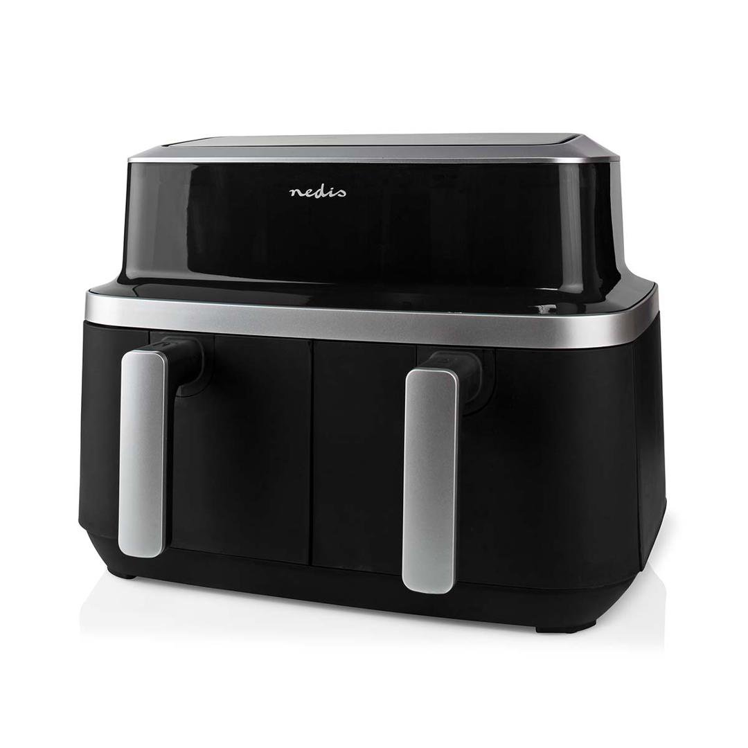 Image of Nedis Airfryer loftsteikingarpottur tvöfaldur 2 x 4,2 L