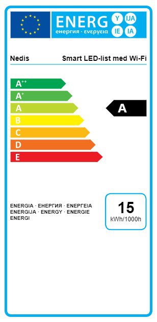 Product's Energy label