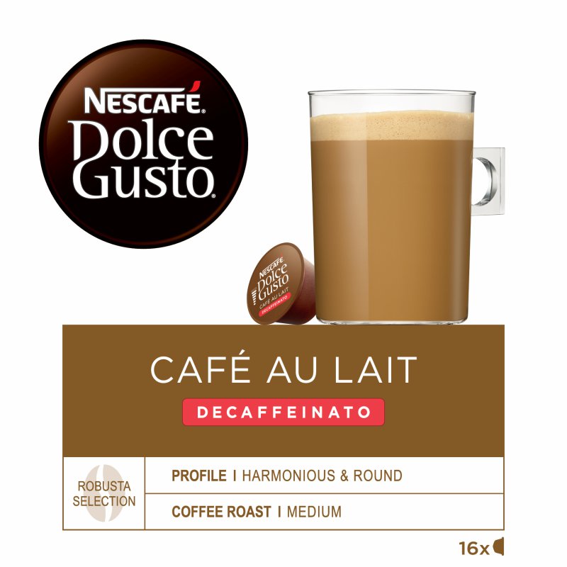 Nescafe Dolce Gusto Cafe AuLait Koffínlaust