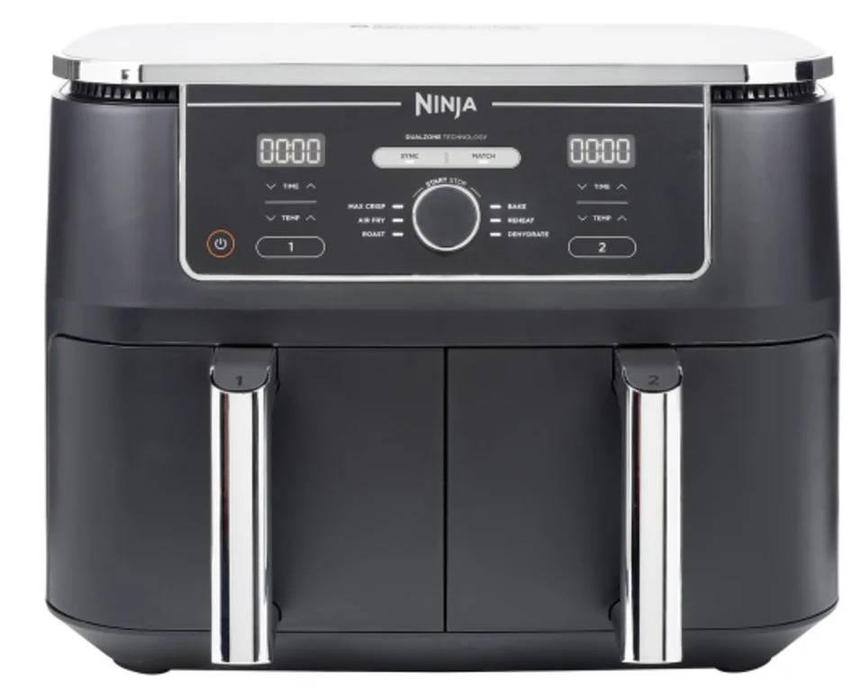 Ninja Airfryer loftsteikingarpottur tvöfaldur 2 x 4,75 L