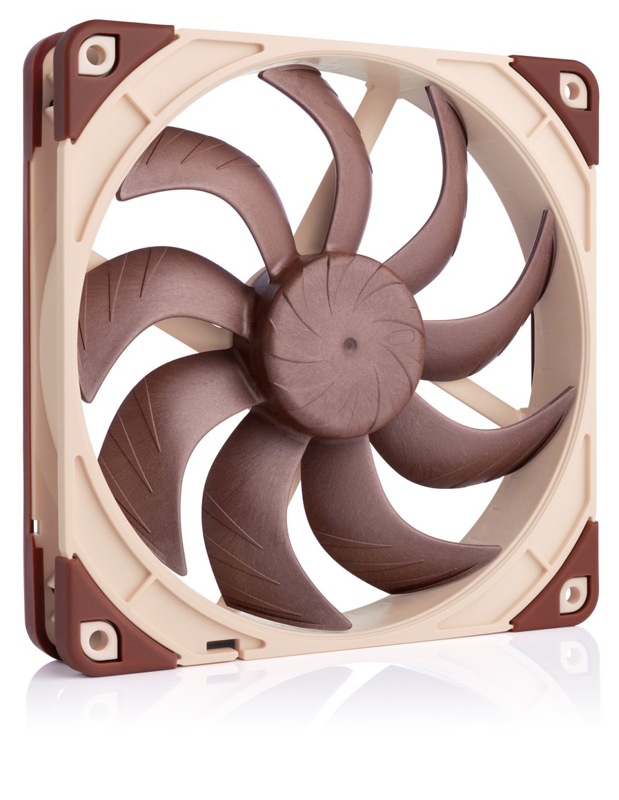 Noctua A14x25 G2 PWM kassavifta, 140mm brún