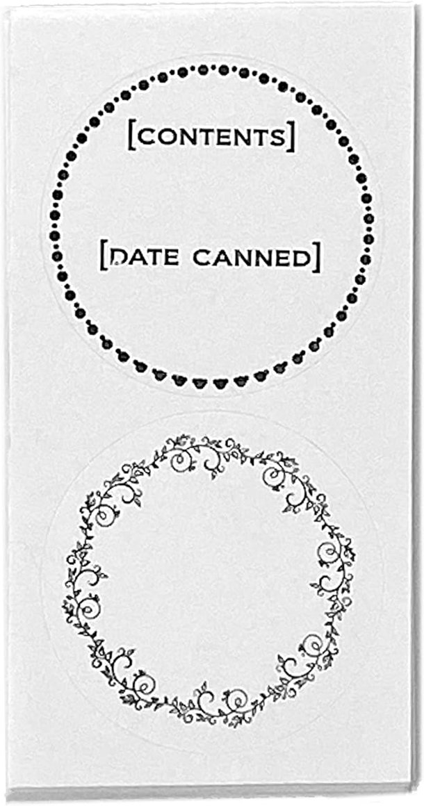 Image of NORPRO Krukku límmiðar hvítir/svartir 36stk