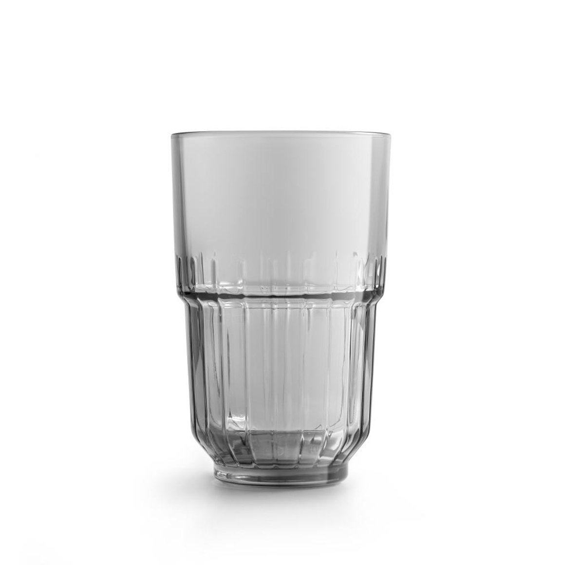 Image of ONIS Glas vatn staflanlegt 35,5cl grátt Linq