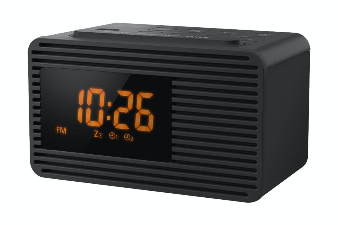 Panasonic Útvarpsvekjari með stöðvaminni