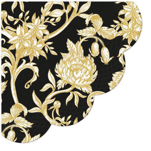 Image of PAW Servíettur 3laga 20stk 33x33cm Baroque Flowers