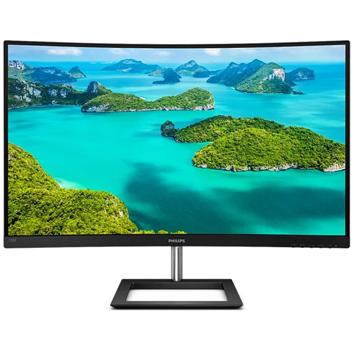 Image of Philips E-line 32" UHD VA bogadreginn tölvuskjár