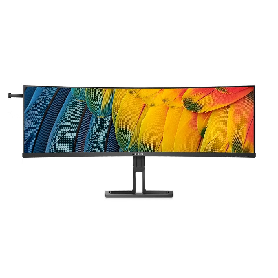 Image of Philips 44,5" DQHD bogadreginn tölvuskjár USB-C