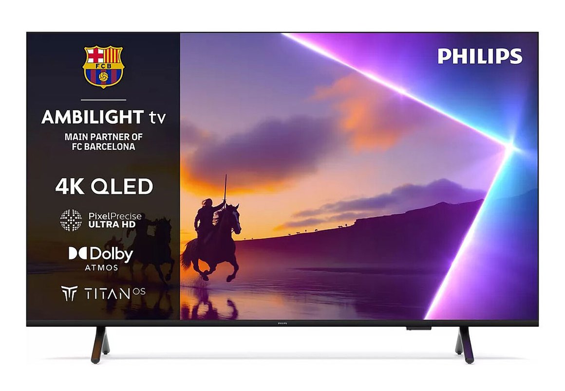 Image of Philips 75" Ambilight UHD QLED Titan OS Smart TV 