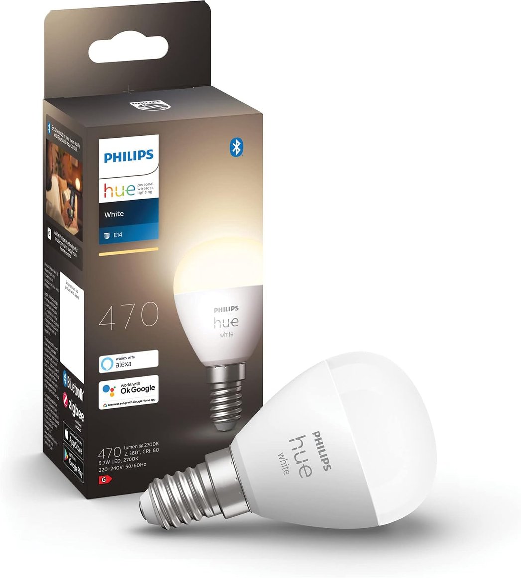 Philips Hue E14 Kúlupera White 470lm