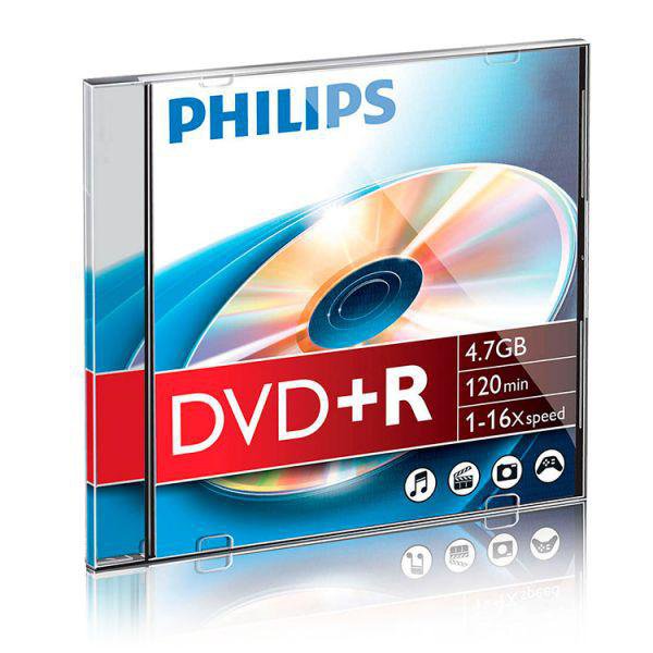 Image of Philips 1stk DVD+R í JewelC 4,7GB 16x