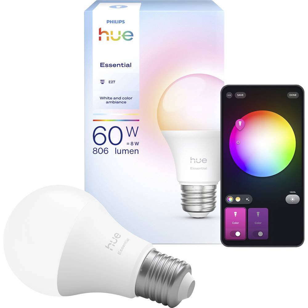 Image of Philips HUE Essential E27 pera