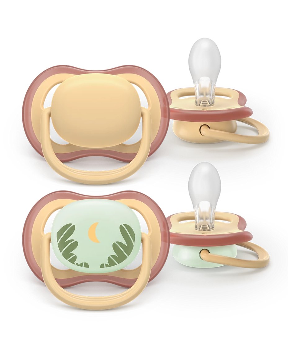 Image of Philips-AVENT Snuð 0-6 Mán 2stk UltraAir dagur og nótt