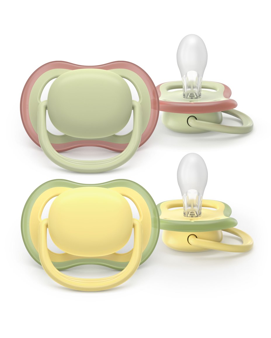Image of Philips-AVENT Snuð Ultra Air 18+ mánaða 2stk grænt/gult