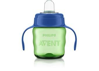 Philips-AVENT Stútglas m/Handfangi 200ml blá