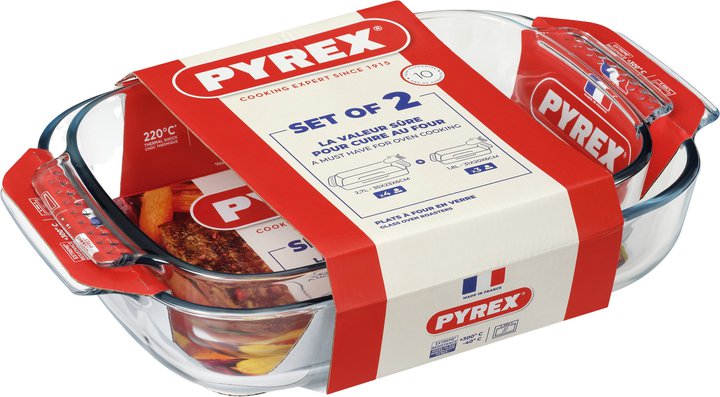 Image of Pyrex Eldföst form 31/35cm 2stk