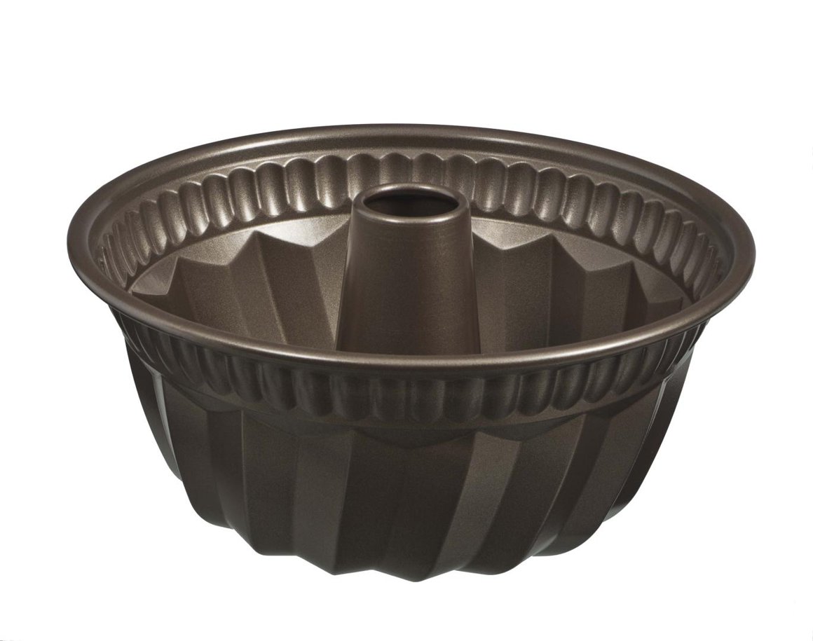 Pyrex Kökuform með gati í miðju Ö:22cm
