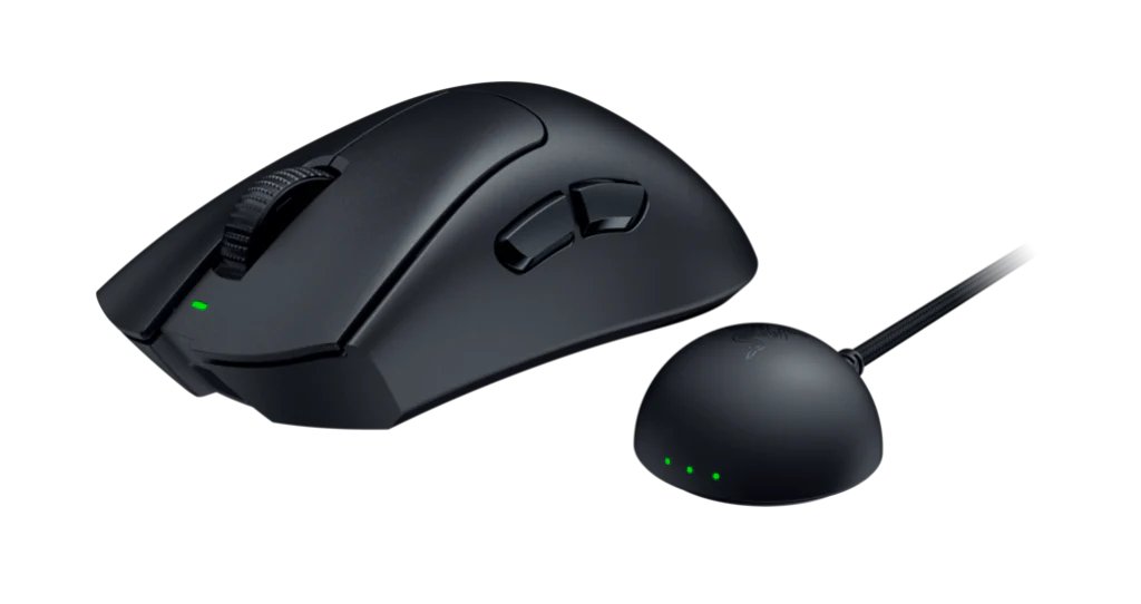 Image of Razer DeathAdder V4 Pro leikjamús, svört