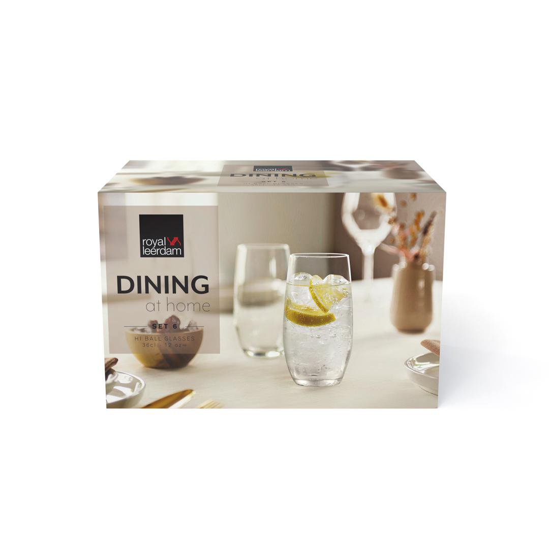 Royal Leerdam Glas 36cl 6stk Dining At Home