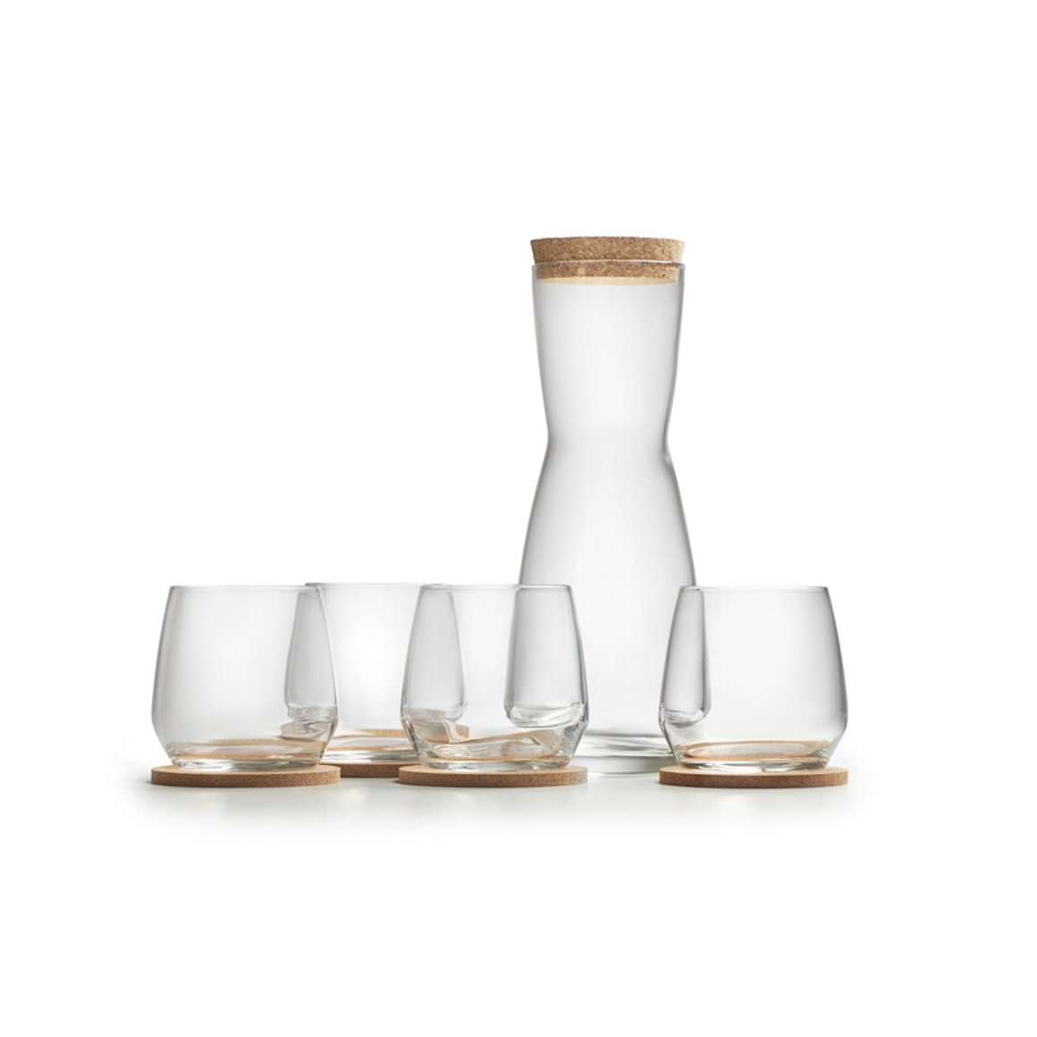 Image of Royal Leerdam Glös 37cl 4stk og karafla 1ltr sett Blythe