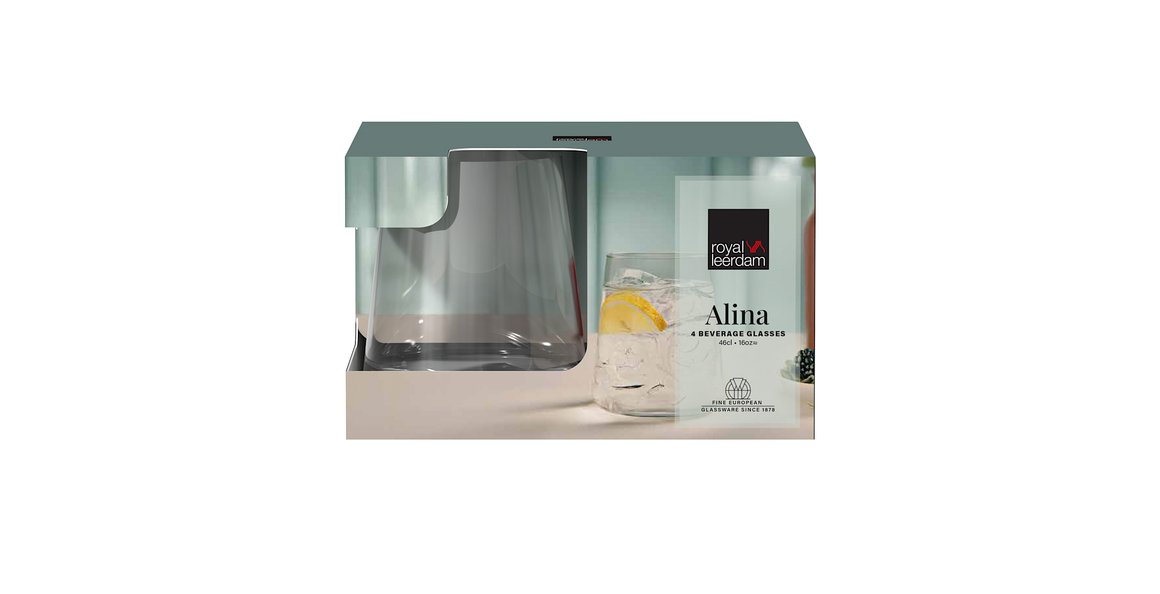 Image of Royal Leerdam Glas Alina vatn 46cl 4stk