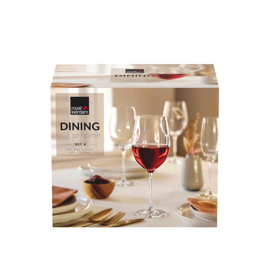 Royal Leerdam Glas rauðvín 54cl 6stk Dining At Home