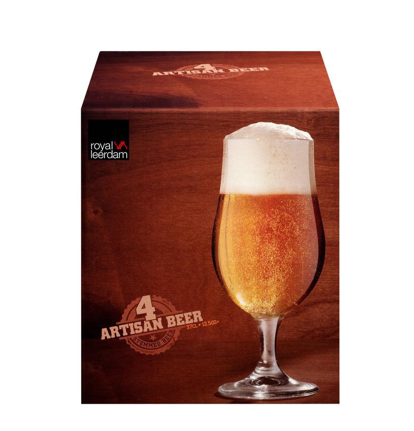 Royal Leerdam Glas bjór á fæti 40cl 4stk Artisan