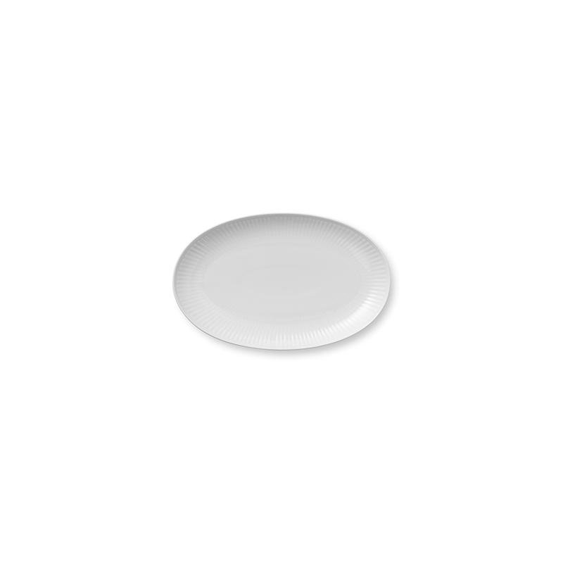 Royal Copenhagen White Fluted fat 23cm