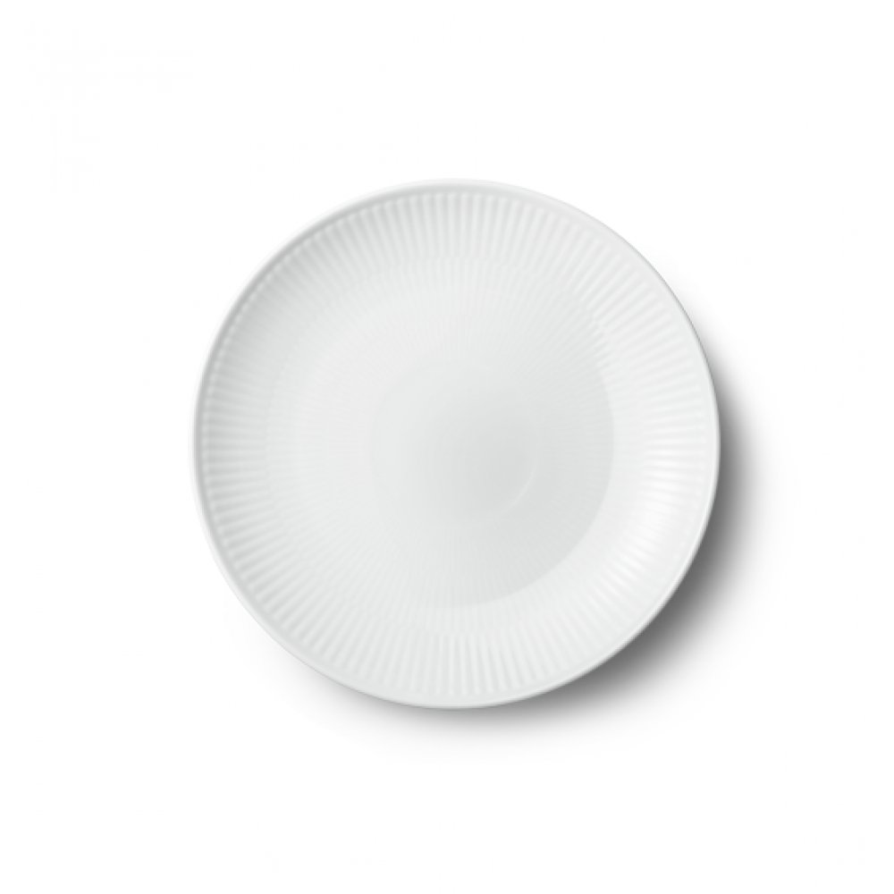Royal Copenhagen White Fluted coupe diskur 19cm