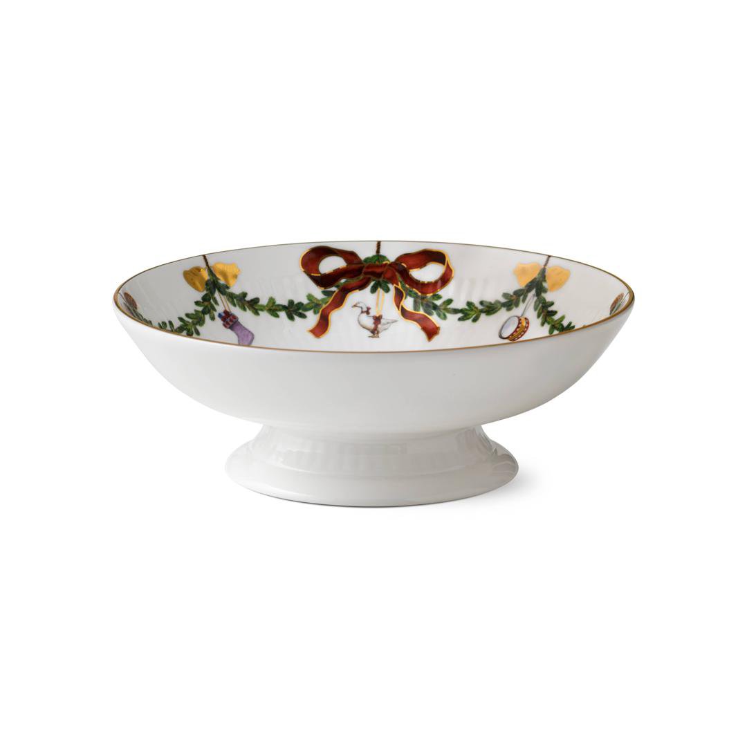 Image of Royal Copenhagen Star Fluted skál á fæti