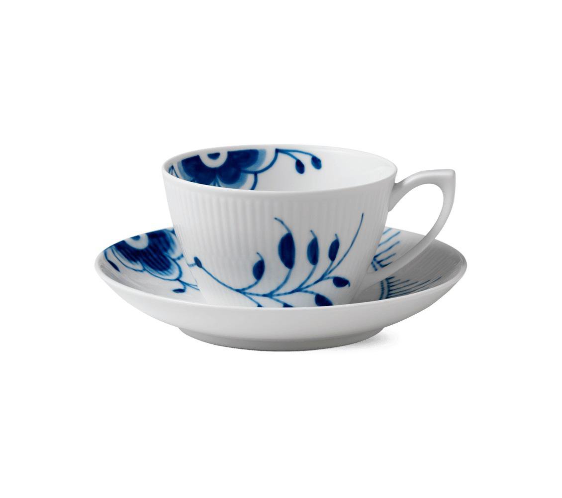 Image of Royal Copenhagen Blue Mega bolli m. undirskál 28cl