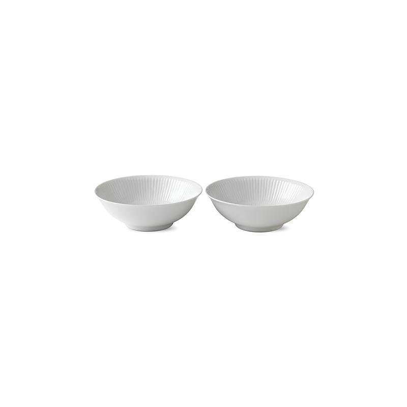Royal Copenhagen White Fluted skál 2stk 35cl