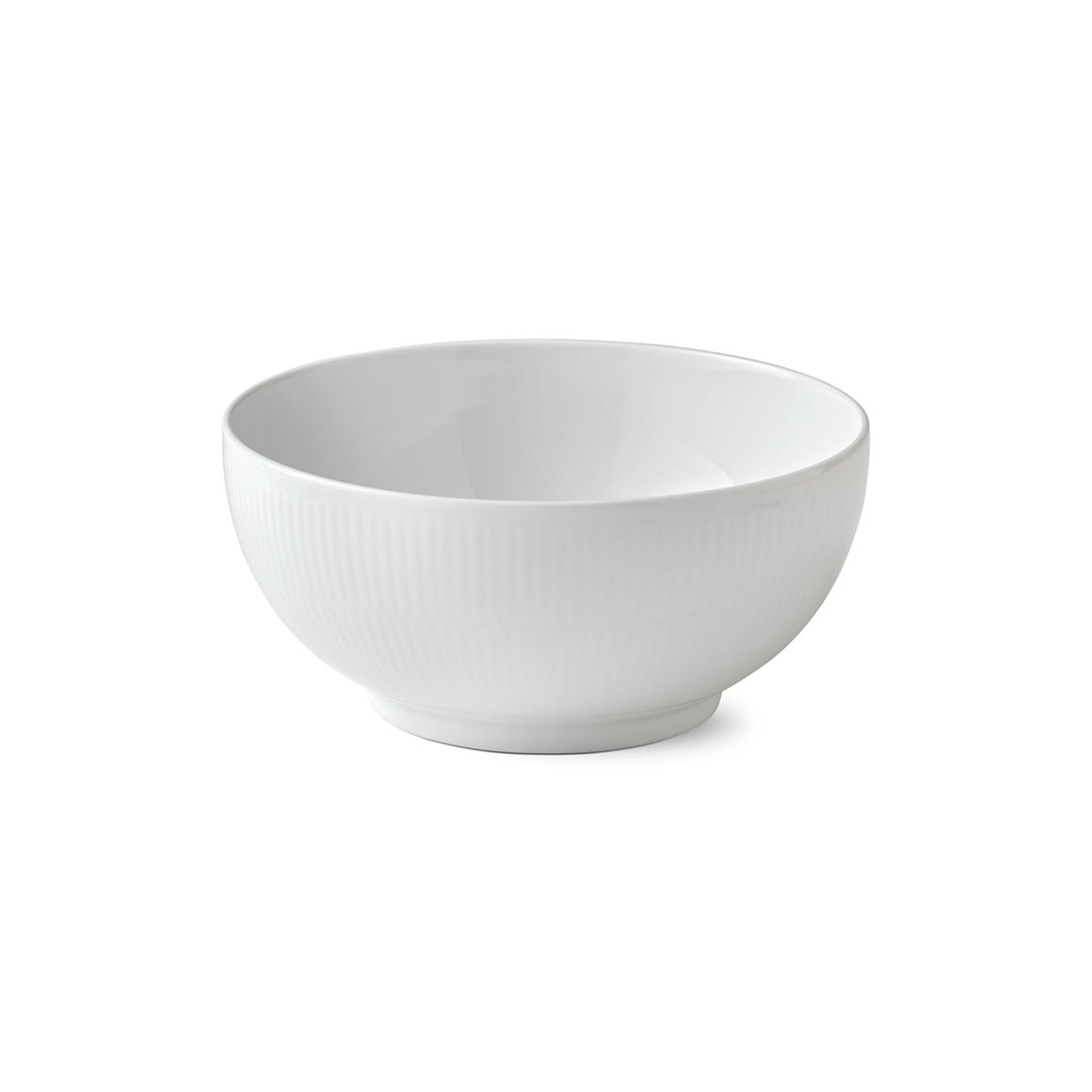 Image of Royal Copenhagen White Fluted skál 21cm 180cl