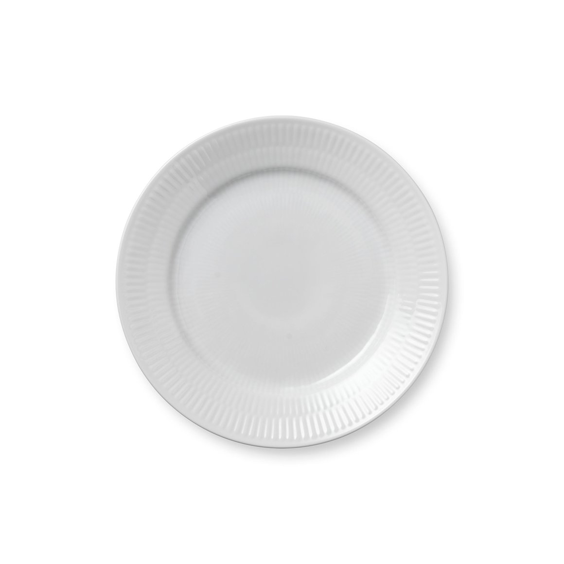 Royal Copenhagen White Fluted diskur 19cm