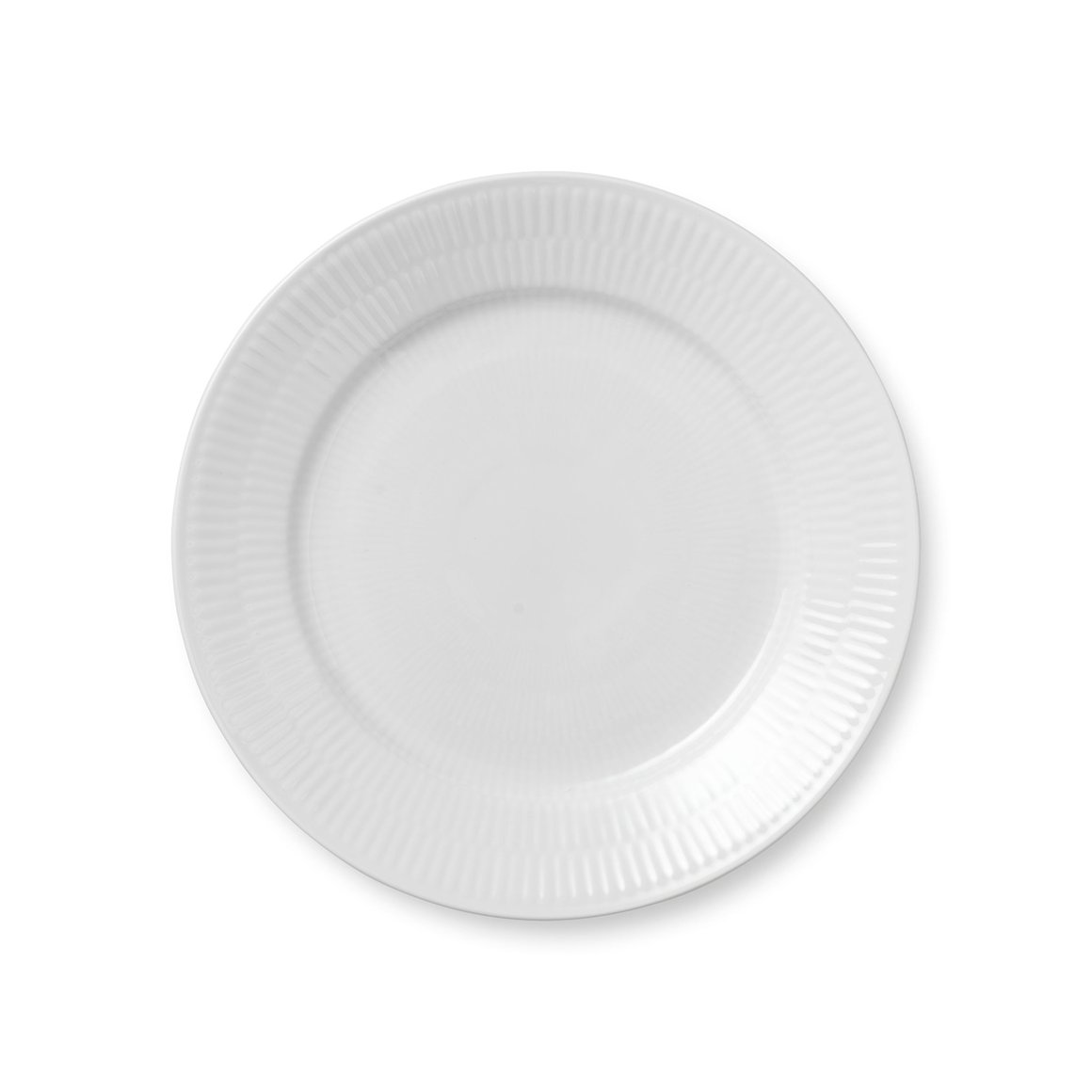Royal Copenhagen White Fluted diskur 22cm
