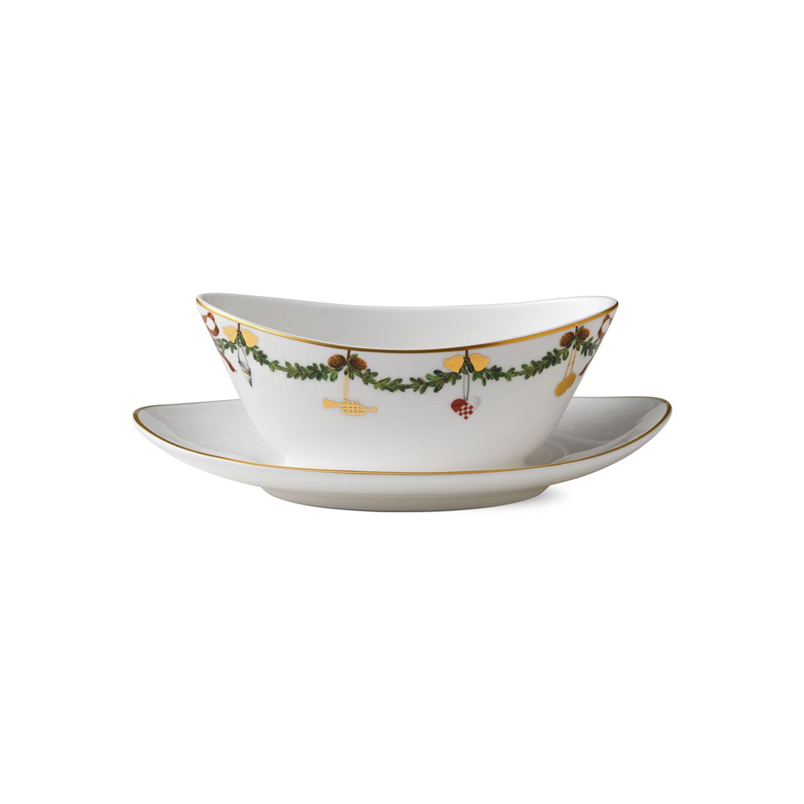 Image of Royal Copenhagen Star Fluted sósubátur 43cl