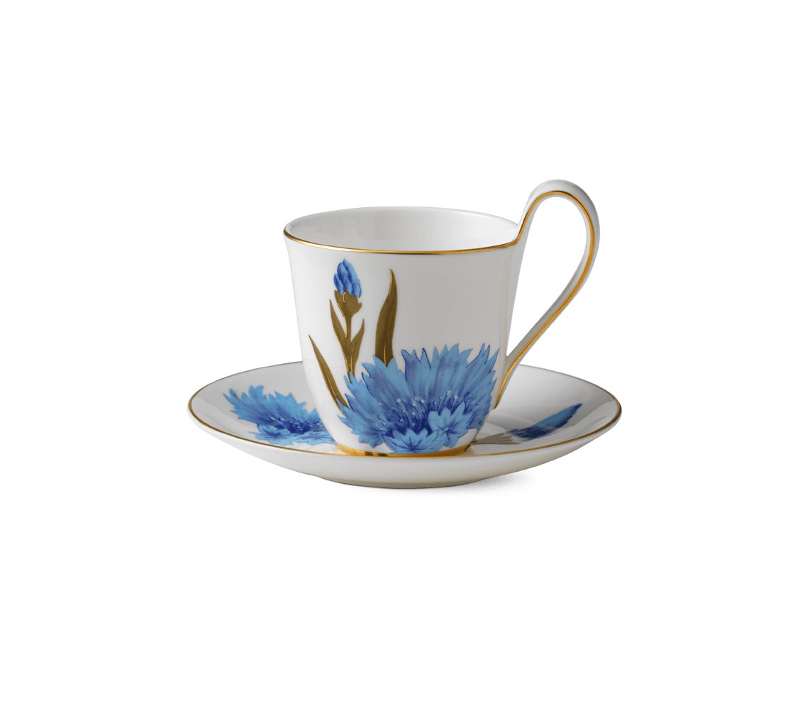 Image of Royal Copenhagen Flora bolli m. undirskál Kornblóm