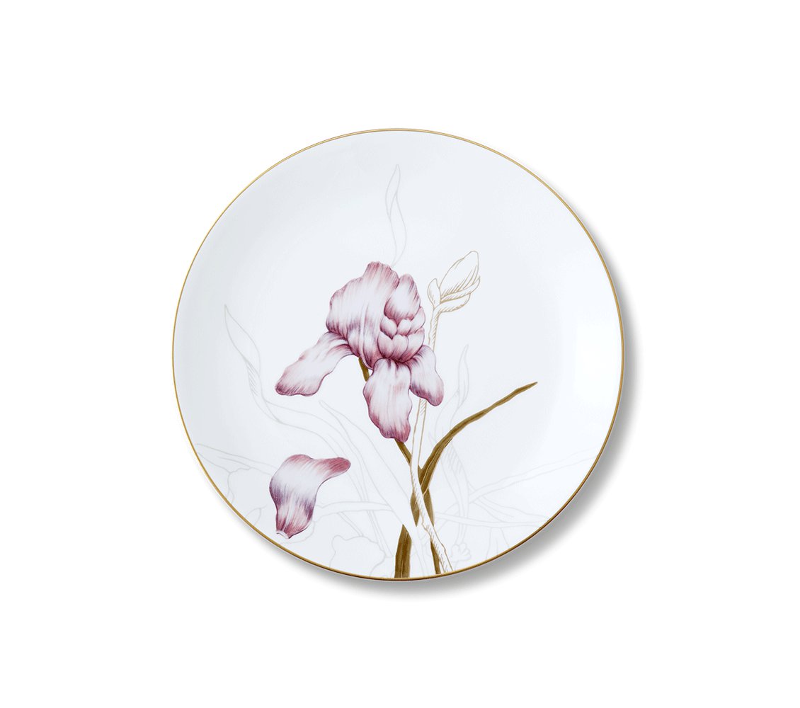 Image of Royal Copenhagen Flora diskur 22cm Iris