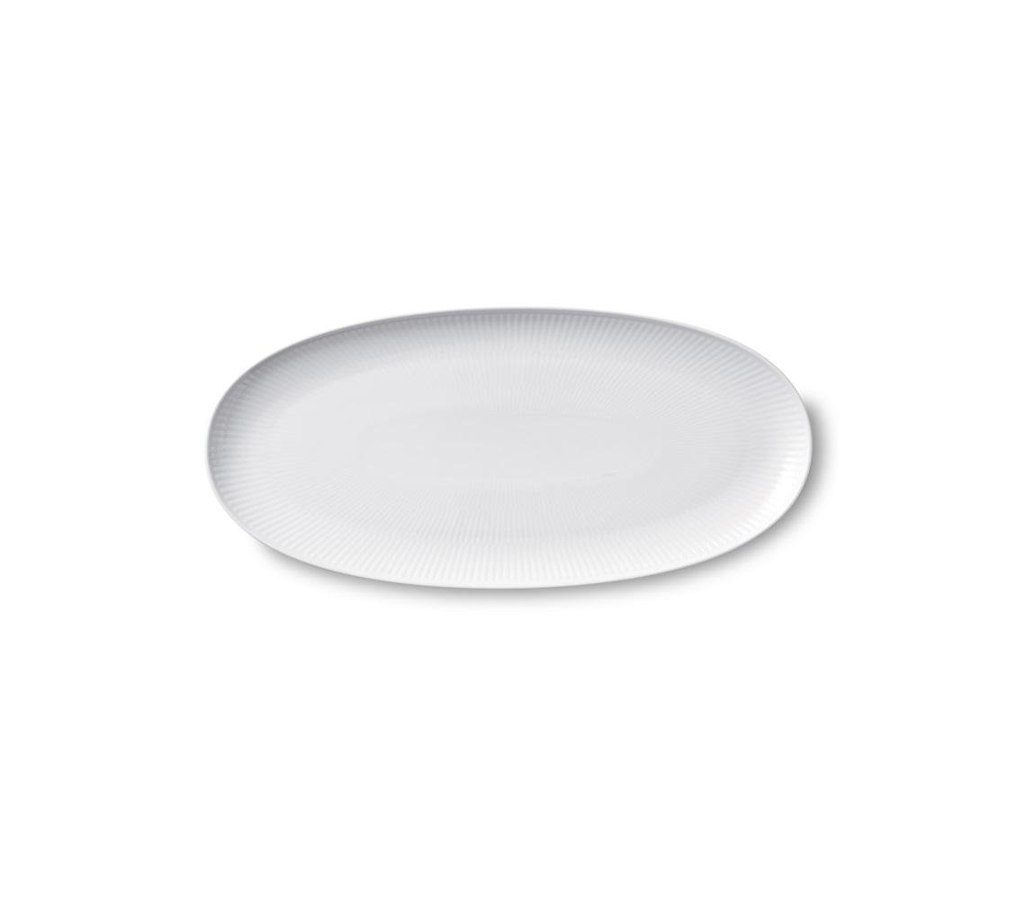 Image of Royal Copenhagen White Fluted fat 37cm