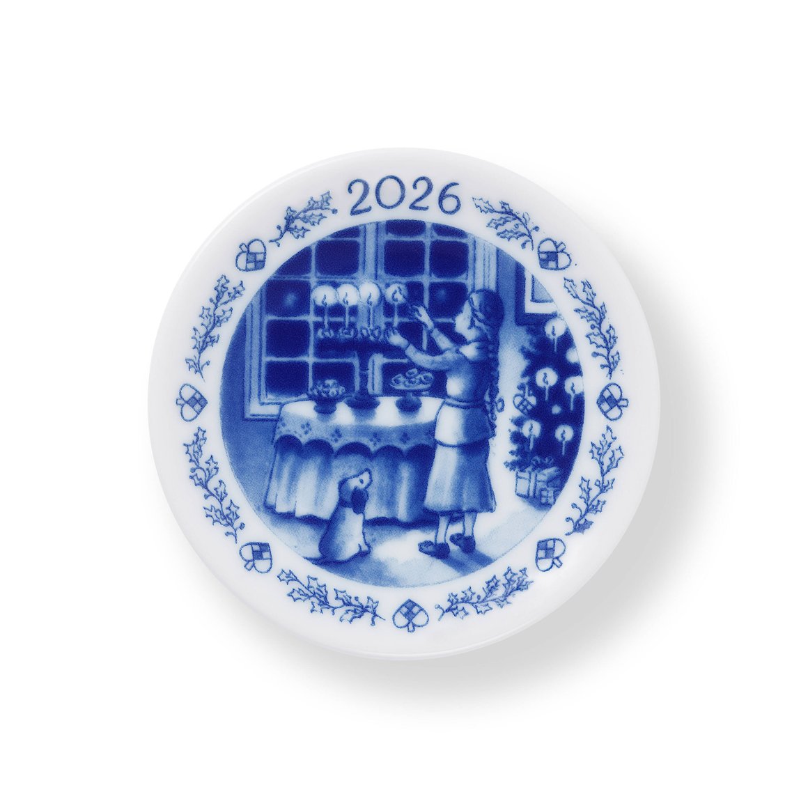 Image of Royal Copenhagen Blue Collectibles jólaplatti 2026 8,5cm