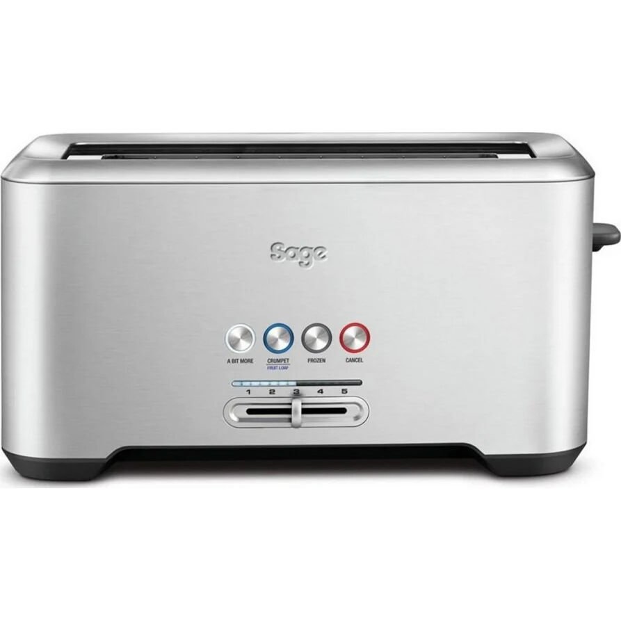 Image of Sage Brauðrist burstað stál 4 sneiðar