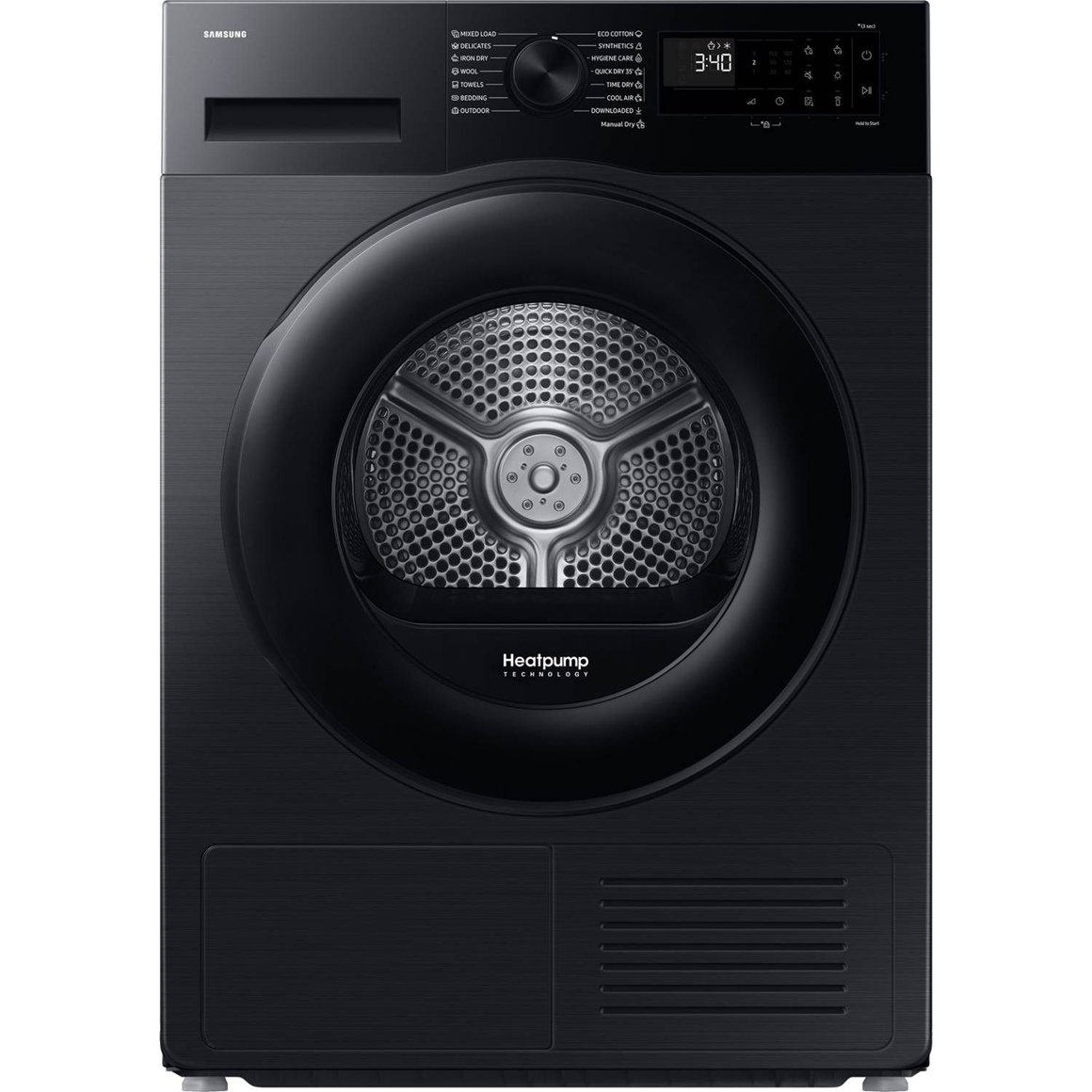 Image of Samsung Þurrkari með varmadælu 9kg svartur