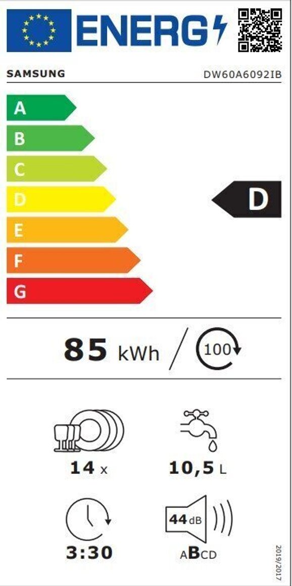 Product's Energy label