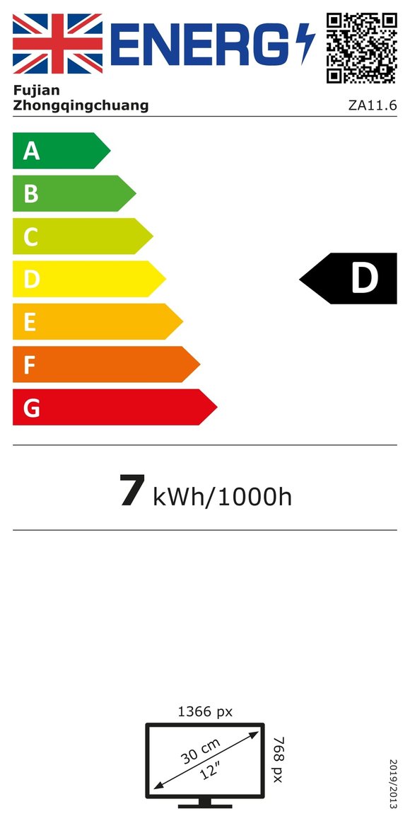 Product's Energy label