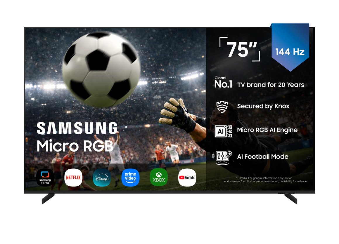 Samsung 75" Micro RGB LED UHD 4K Sjónvarp (2026)